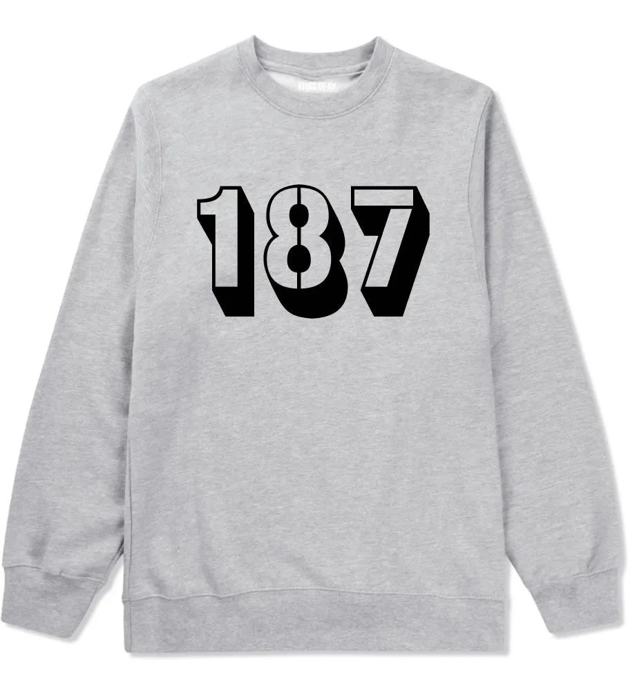 187 Homicide Police Code Crewneck Sweatshirt