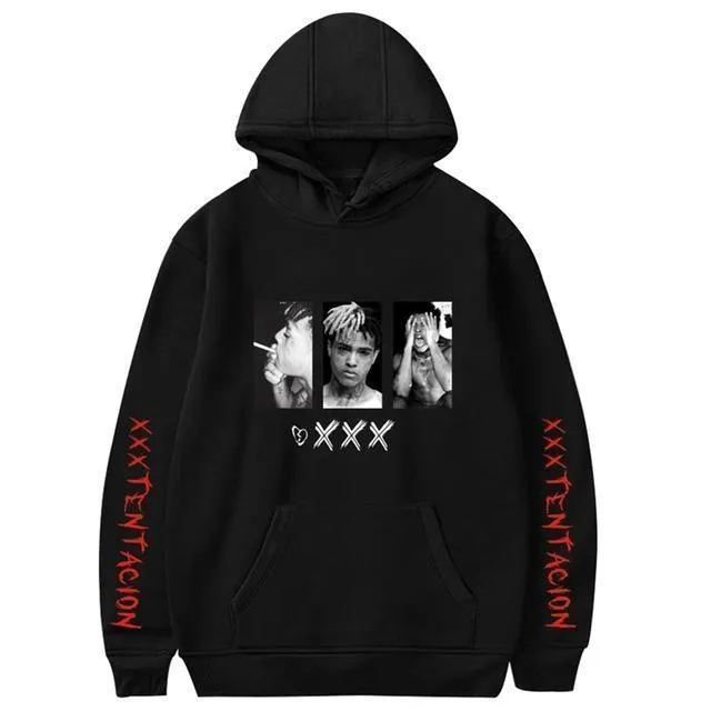 2019 Hot Sale Hip Hop Hoodies Sweatshirts Raper XXXTentacion