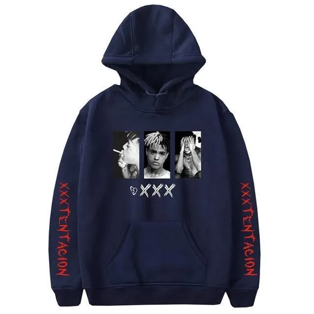 2019 Hot Sale Hip Hop Hoodies Sweatshirts Raper XXXTentacion