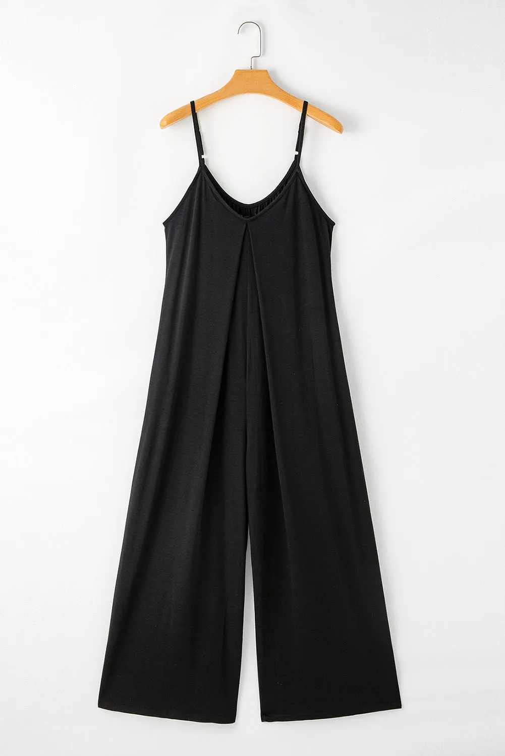 Adjustable Knotted Wide Leg Jumpsuit