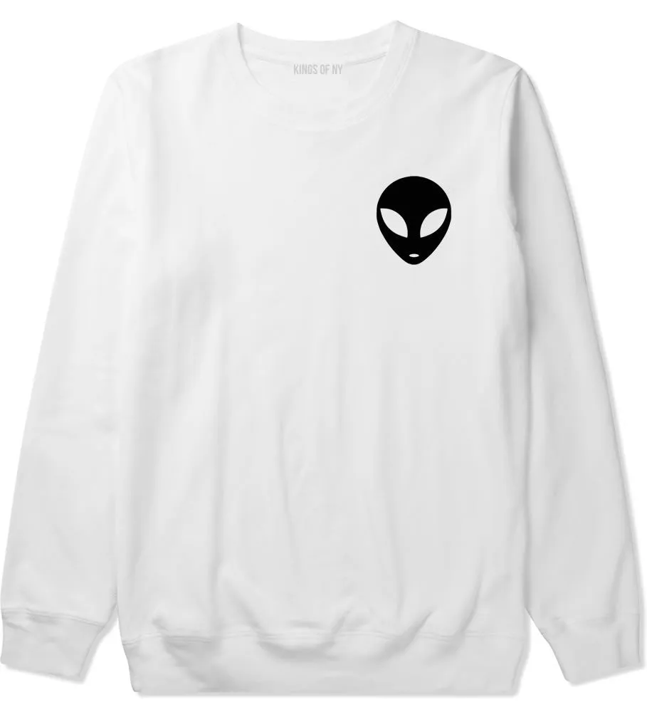 Alien Head Crewneck Sweatshirt