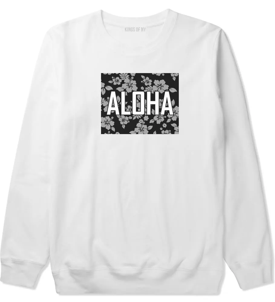 Aloha Hawaiian Pattern Crewneck Sweatshirt