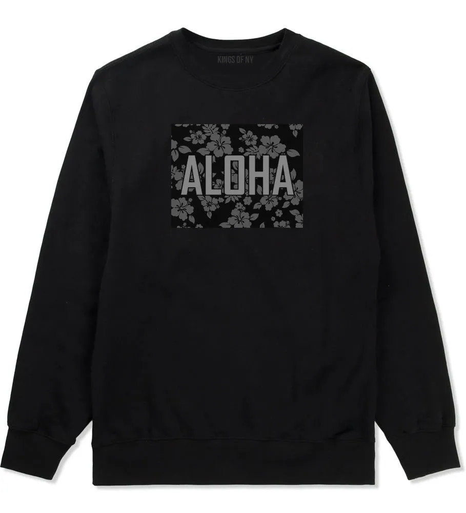 Aloha Hawaiian Pattern Crewneck Sweatshirt