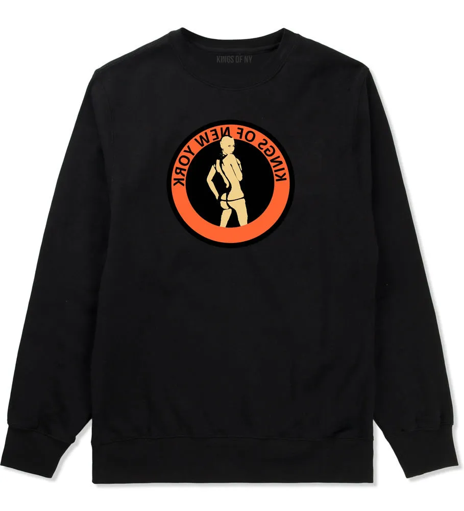 Amber Twerk Kings Of New York Logo Boys Kids Crewneck Sweatshirt