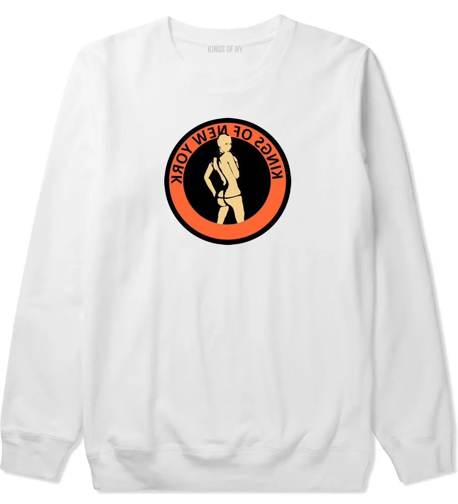 Amber Twerk Kings Of New York Logo Boys Kids Crewneck Sweatshirt