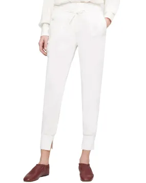 Antique White Tie Waist Utility Jogger