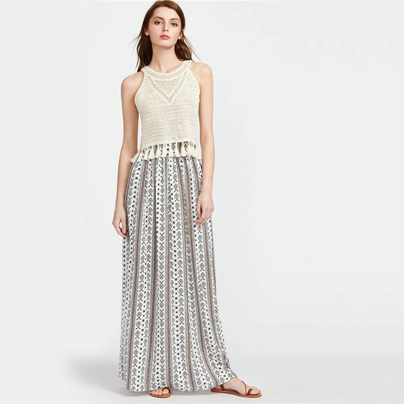 Boho Long Maxi Skirts for Women