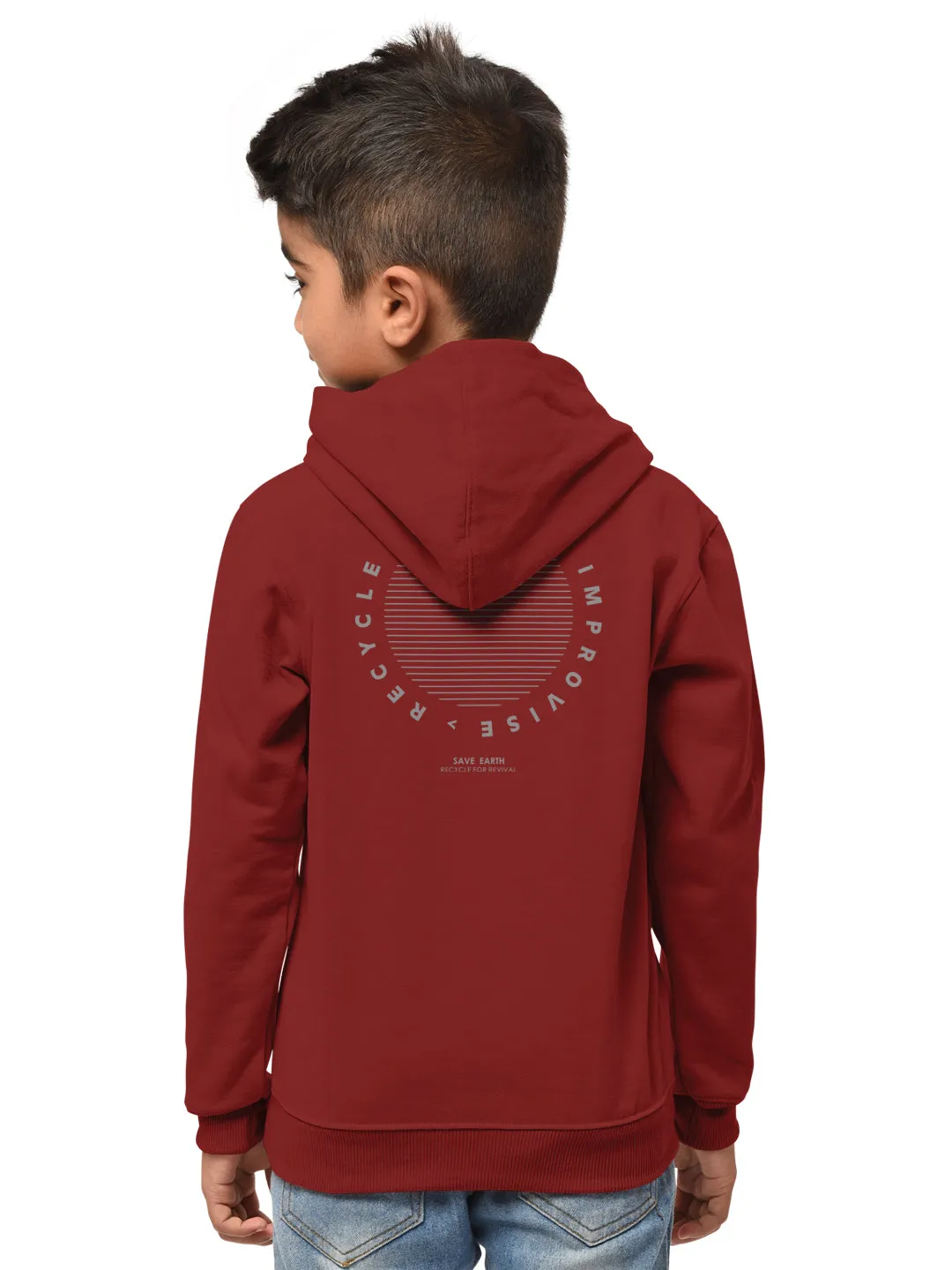 Boys Hood Neck FullSleeve Sweatshirt