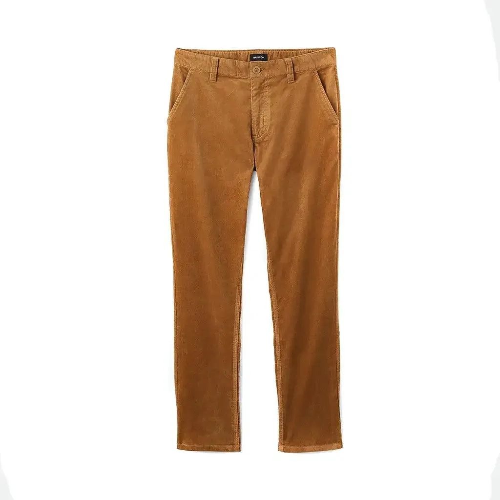 Brixton Choice Chino Regular Pant Khaki Cord