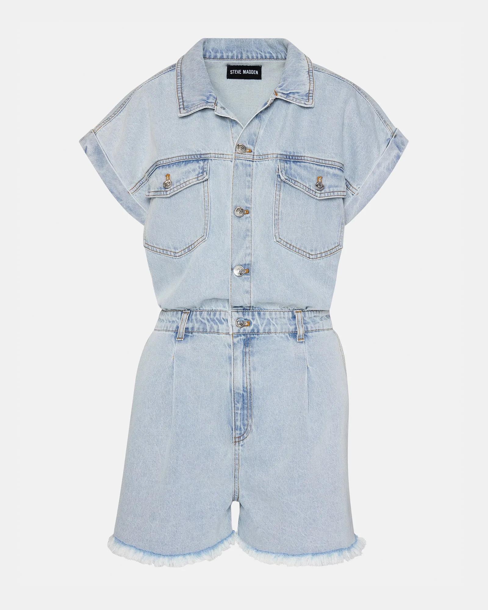 CALLIOPE DENIM ROMPER