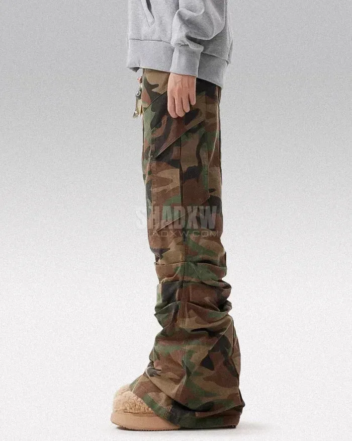 Camo Cargo Pants Y2K