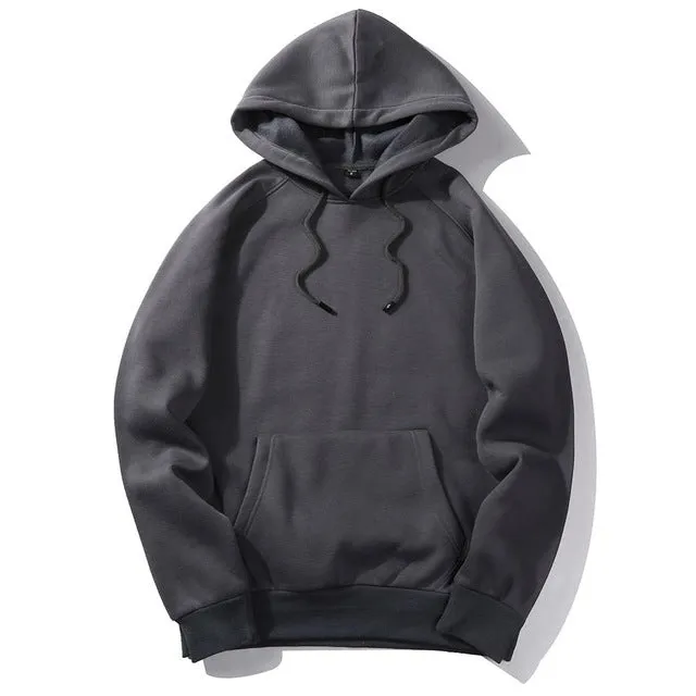 Casual Hip-hop Style Men's Sweatshirts With Hood For Spring Autumn