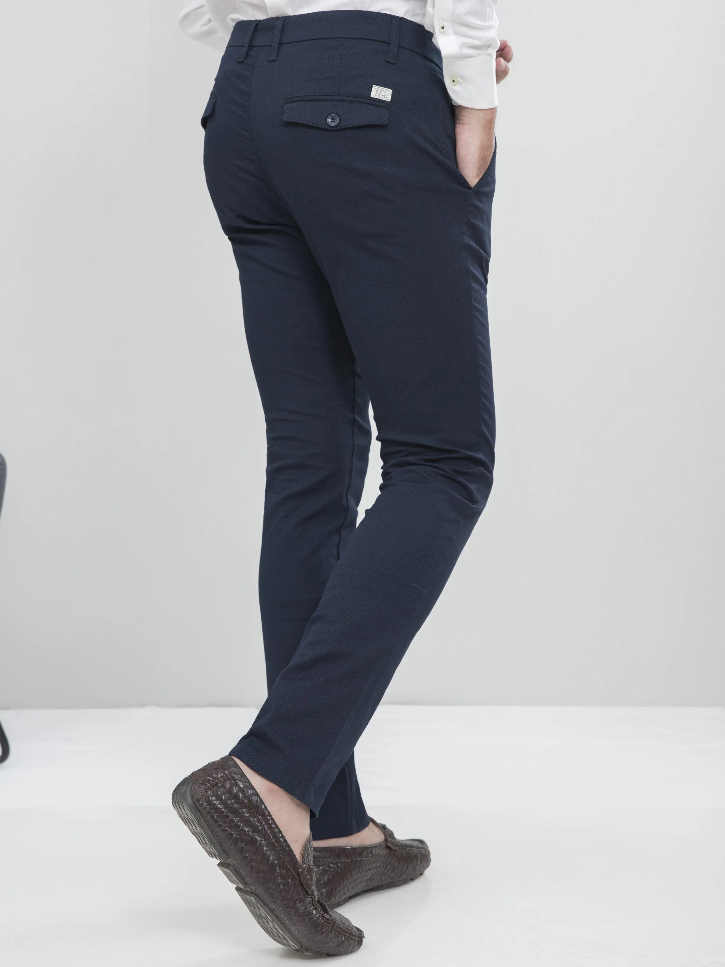 CASUAL PANT SLIM FIT NAVY