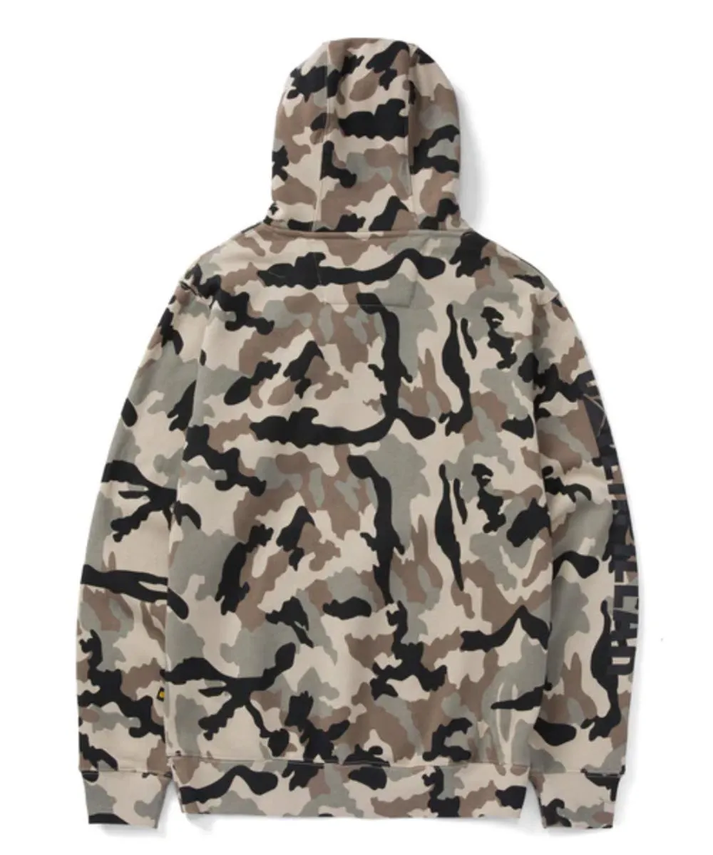 CAT Trademark Banner Hooded Sweatshirt - Neo Camo