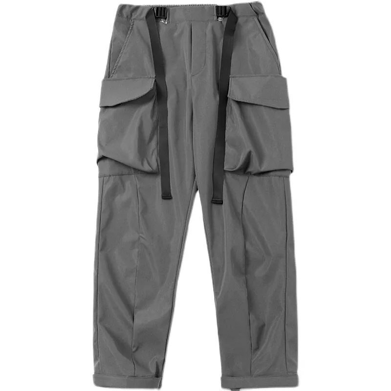 Cyber Mist Cargo Pants - Grey