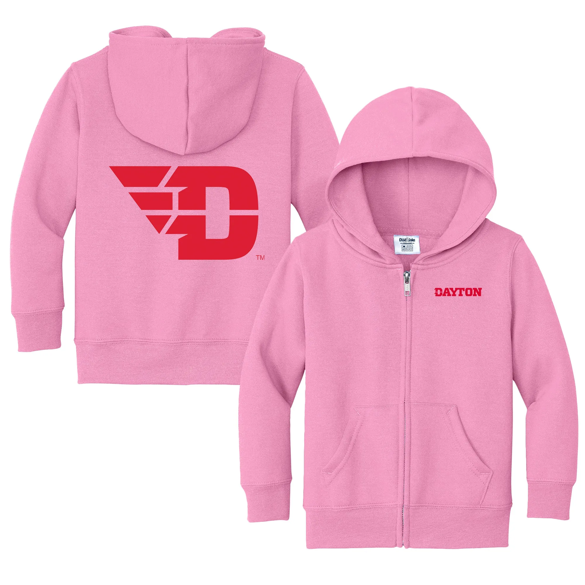 Dayton Flyers Logo Toddler Full-Zip Sweatshirt