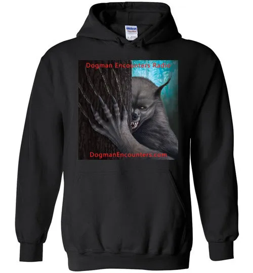 Dogman Encounters Rogue Collection Hooded Sweatshirt (square with red font)