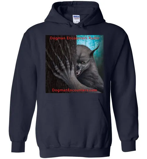 Dogman Encounters Rogue Collection Hooded Sweatshirt (square with red font)