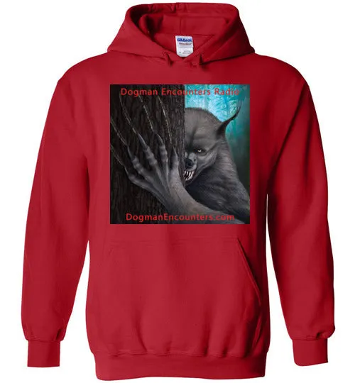 Dogman Encounters Rogue Collection Hooded Sweatshirt (square with red font)