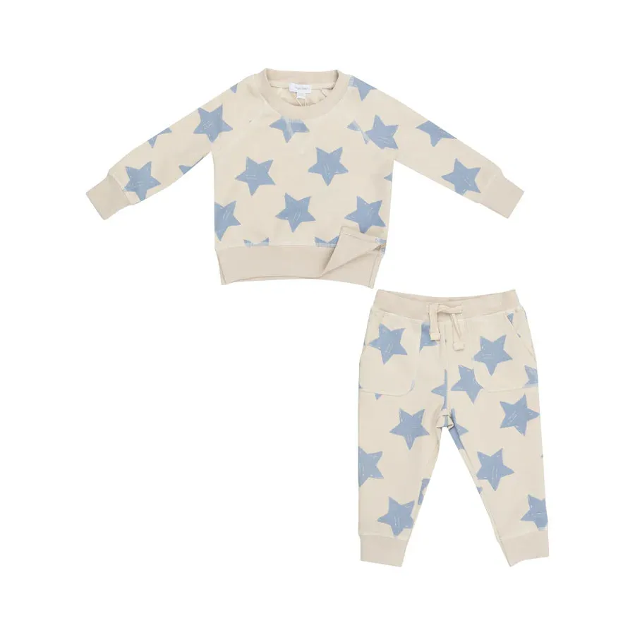 French Terry Stars Jogger Set/Angel Dear