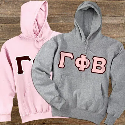 Gamma Phi Beta Hooded Sweatshirt, 2-Pack Bundle Deal - TWILL