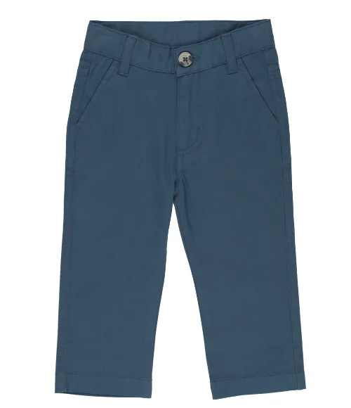 Indigo Stretch Chino Pants