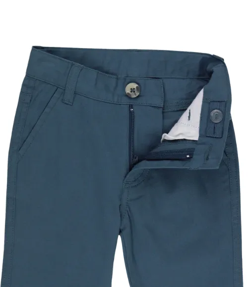 Indigo Stretch Chino Pants