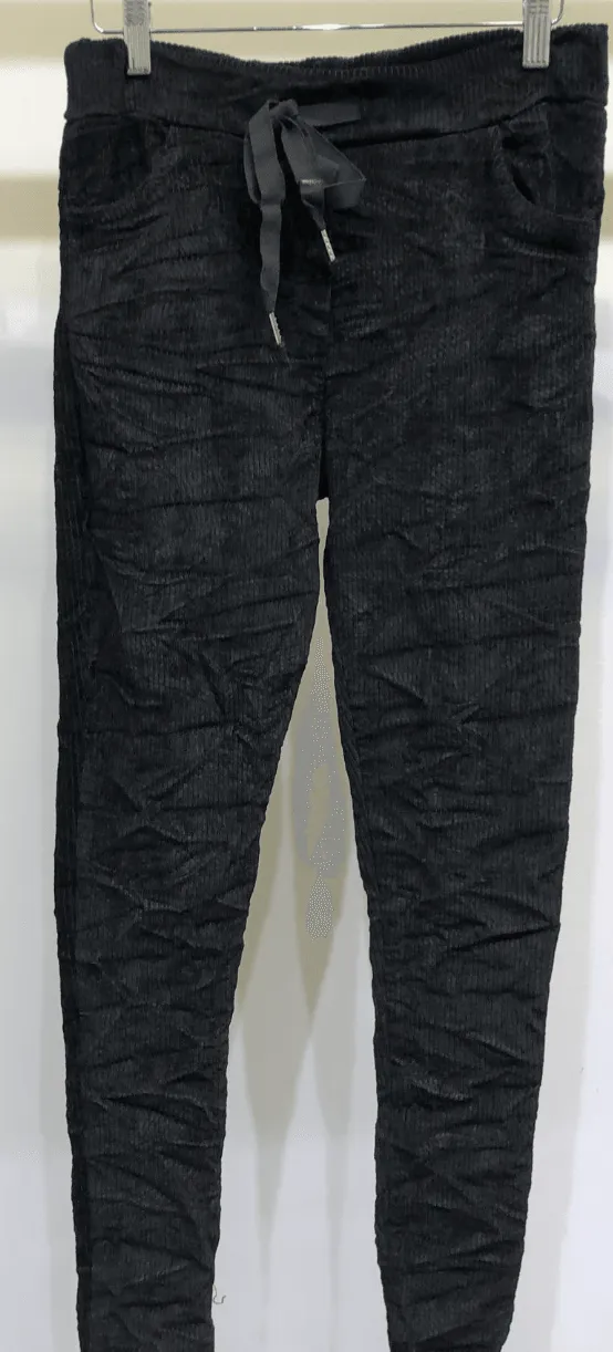 Italian Jogger Pants in Cordoroy Wide Wale By Venti6 6175-WIDEWALEW22