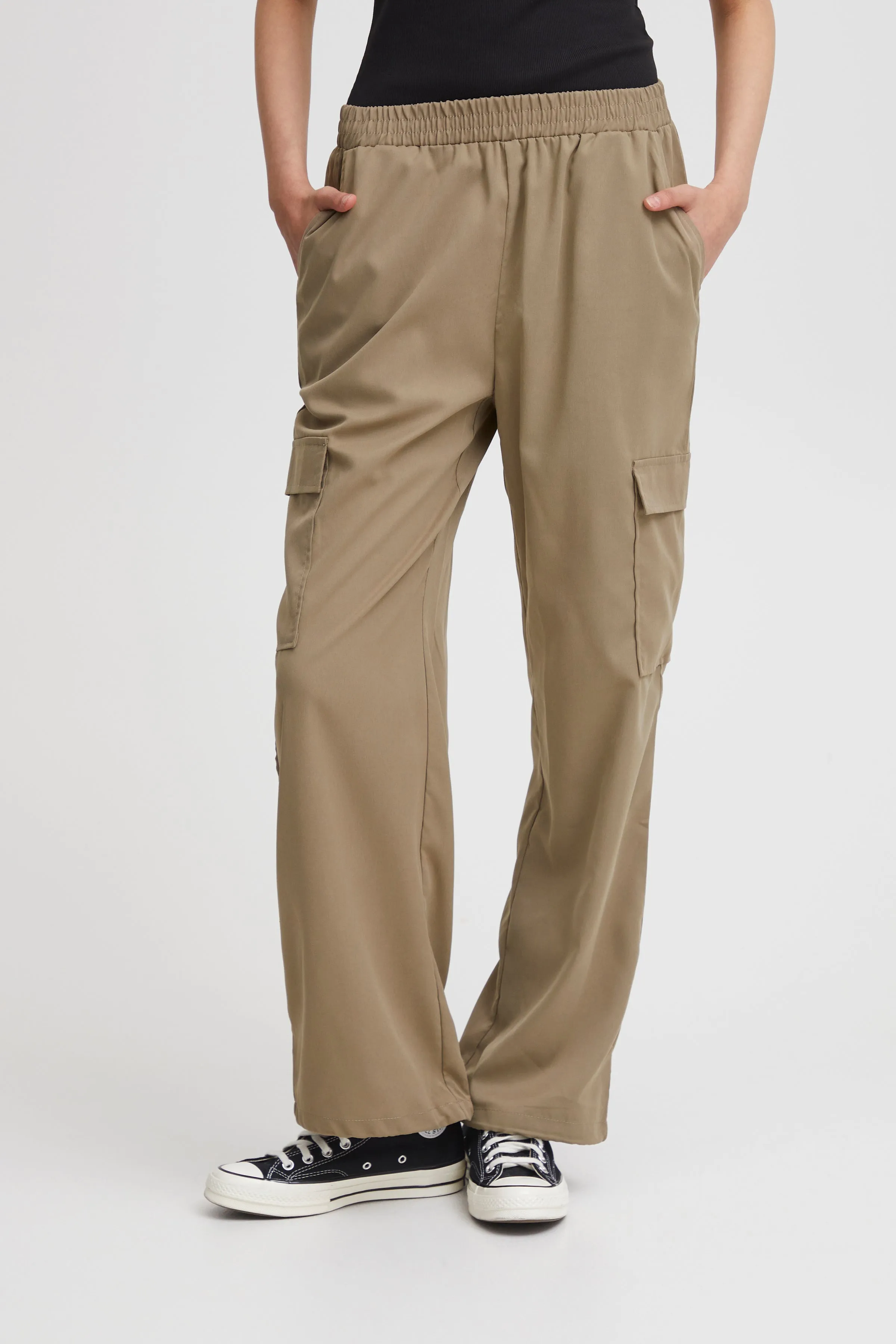 KECIA CARGO PANTS (KHAKI)