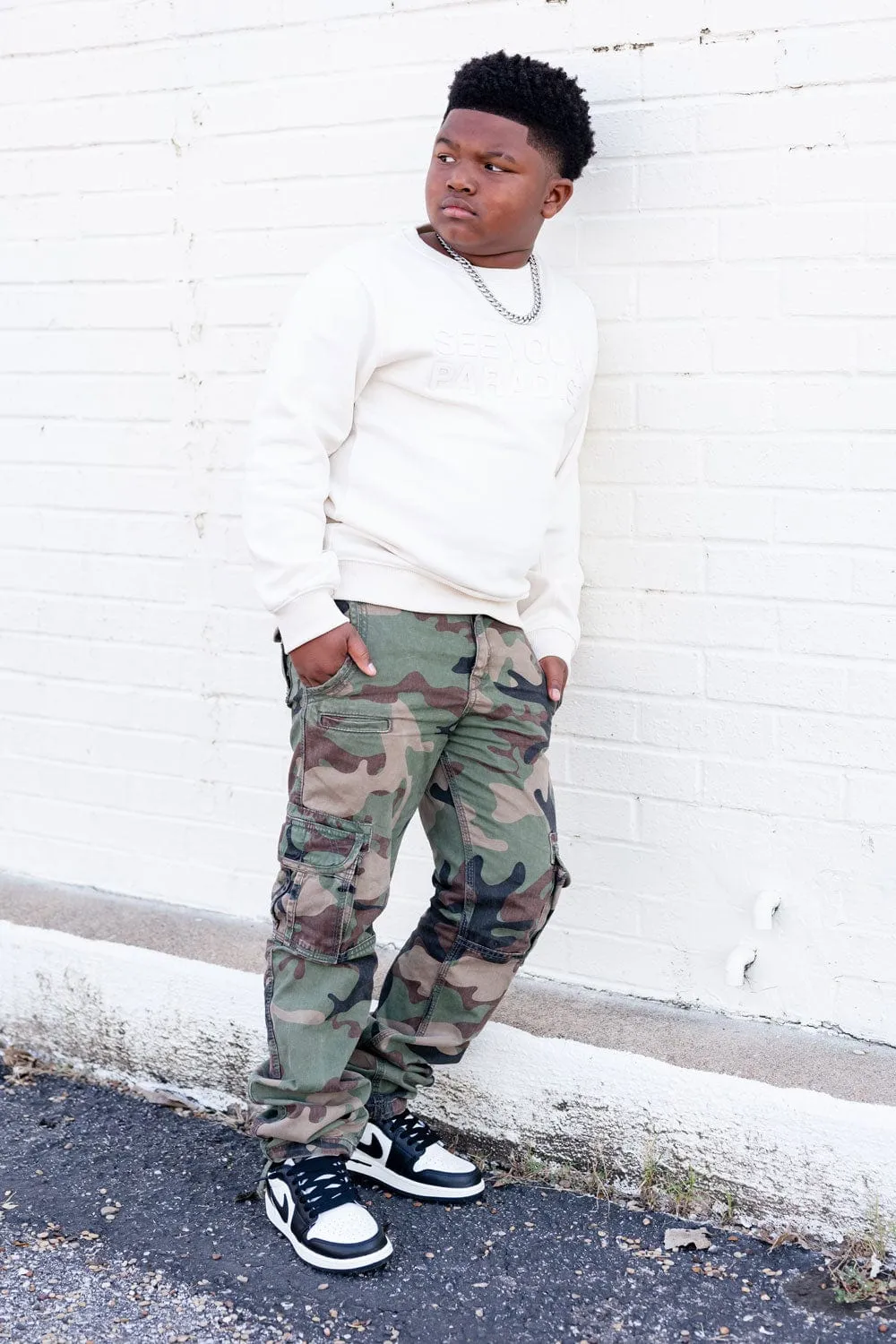 Kids OG Camo Cargo Pants (Vintage Camo)