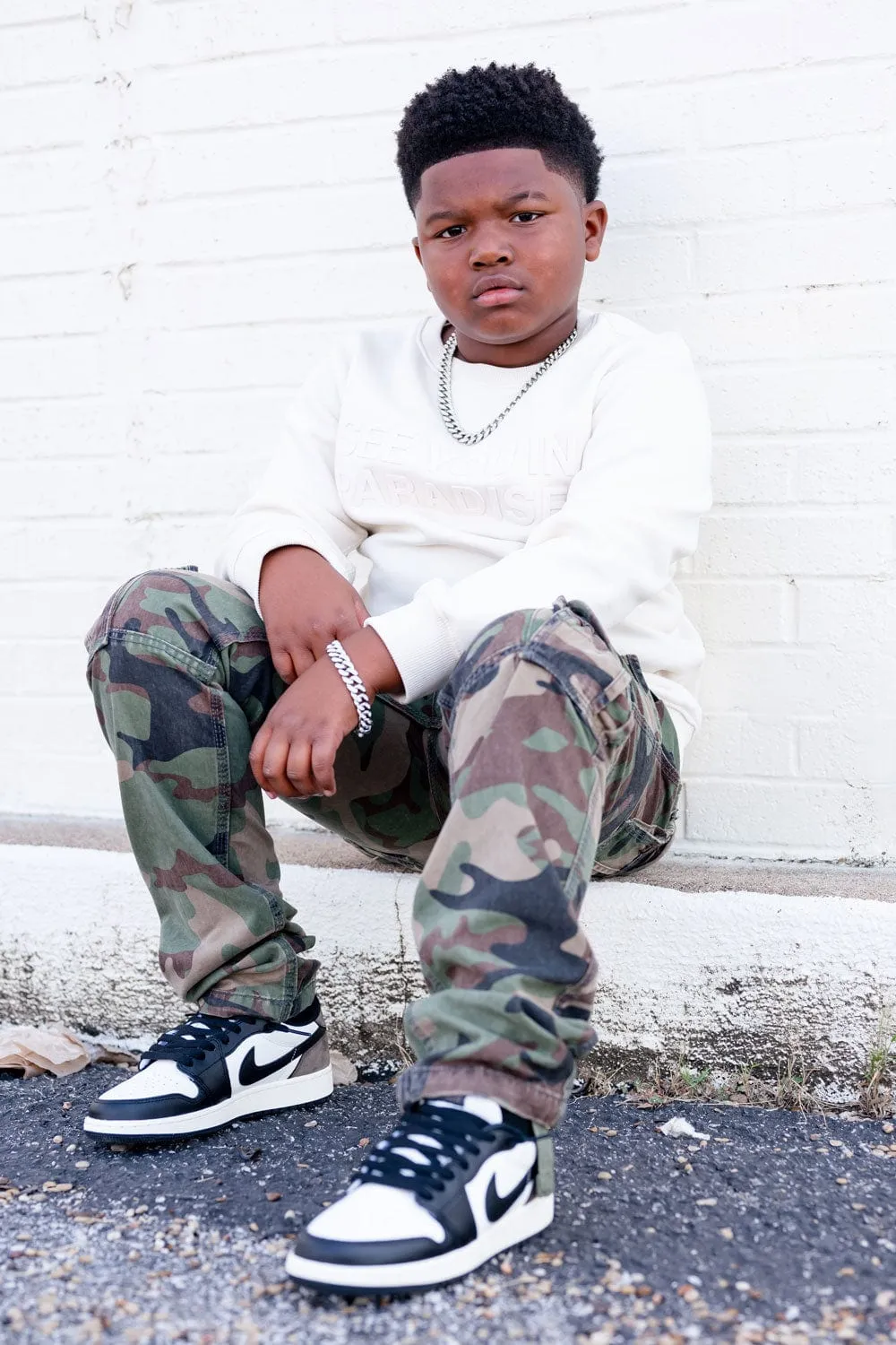 Kids OG Camo Cargo Pants (Vintage Camo)