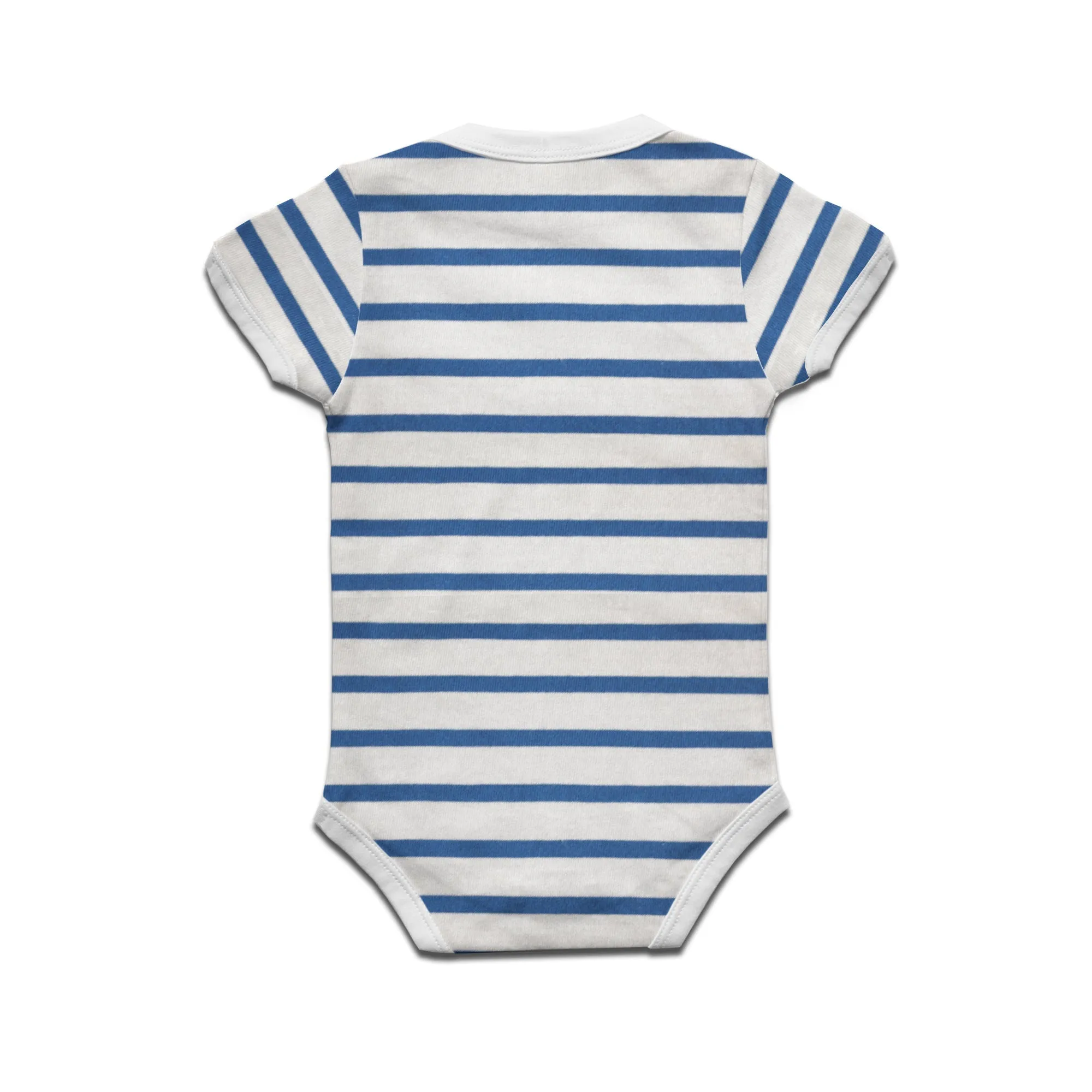 Kidswear By Ruse Face Two Printed Striped infant Romper For Baby