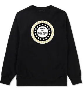 Kings Of NY Chain Logo Boys Kids Crewneck Sweatshirt