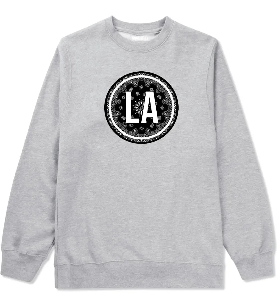 LA Bandana Print Los Angeles Crewneck Sweatshirt