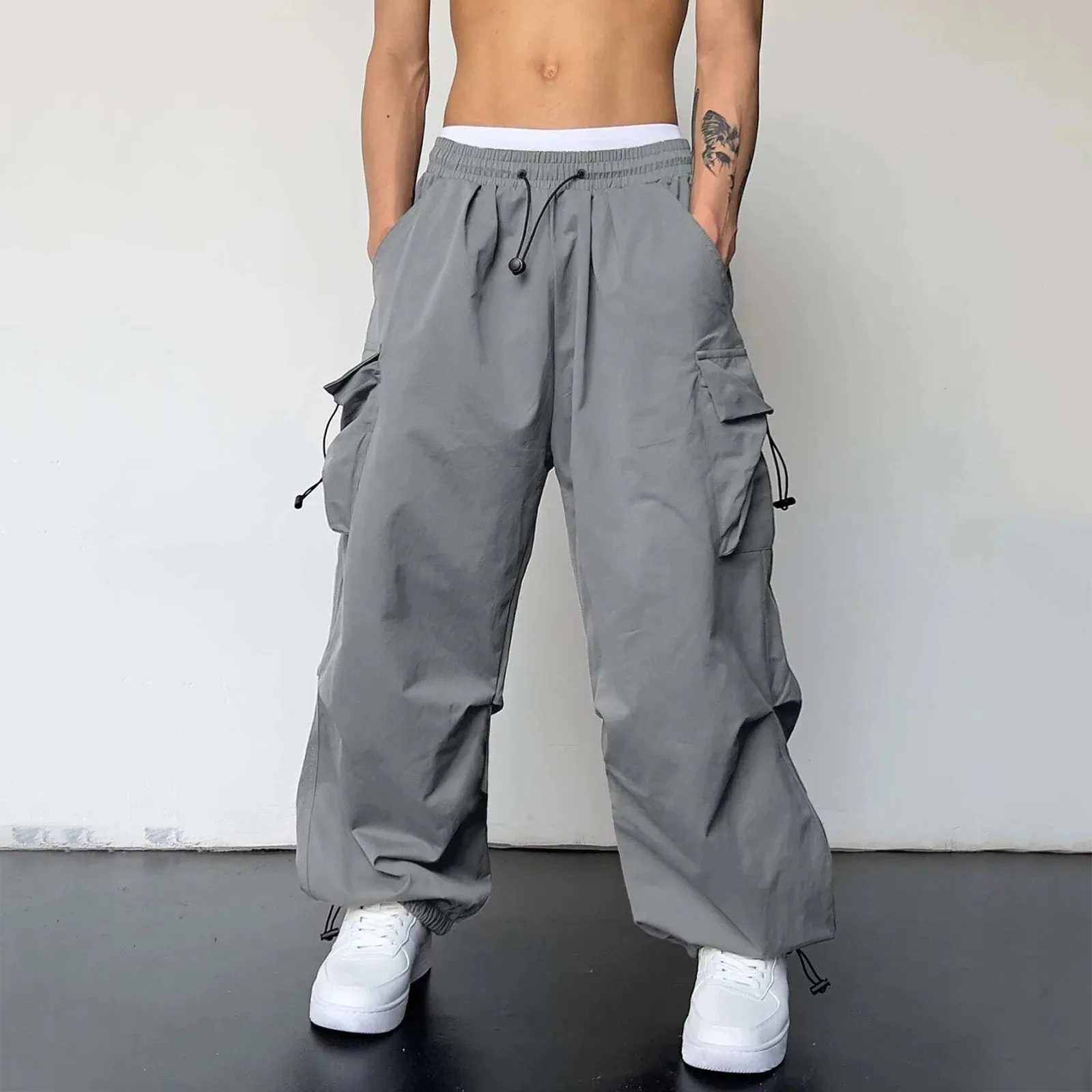 Legend Oversized Cargo Parachute Pants