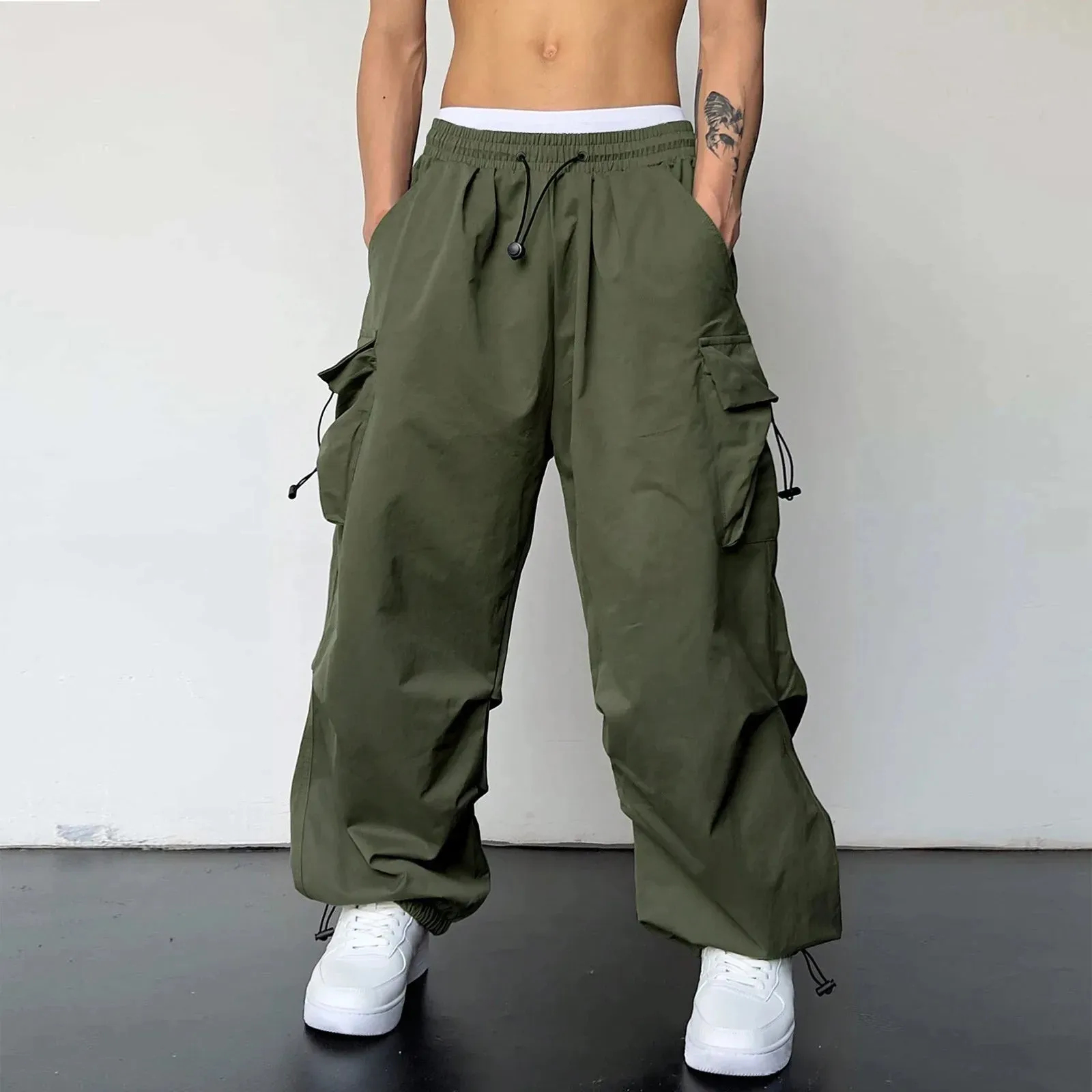 Legend Oversized Cargo Parachute Pants