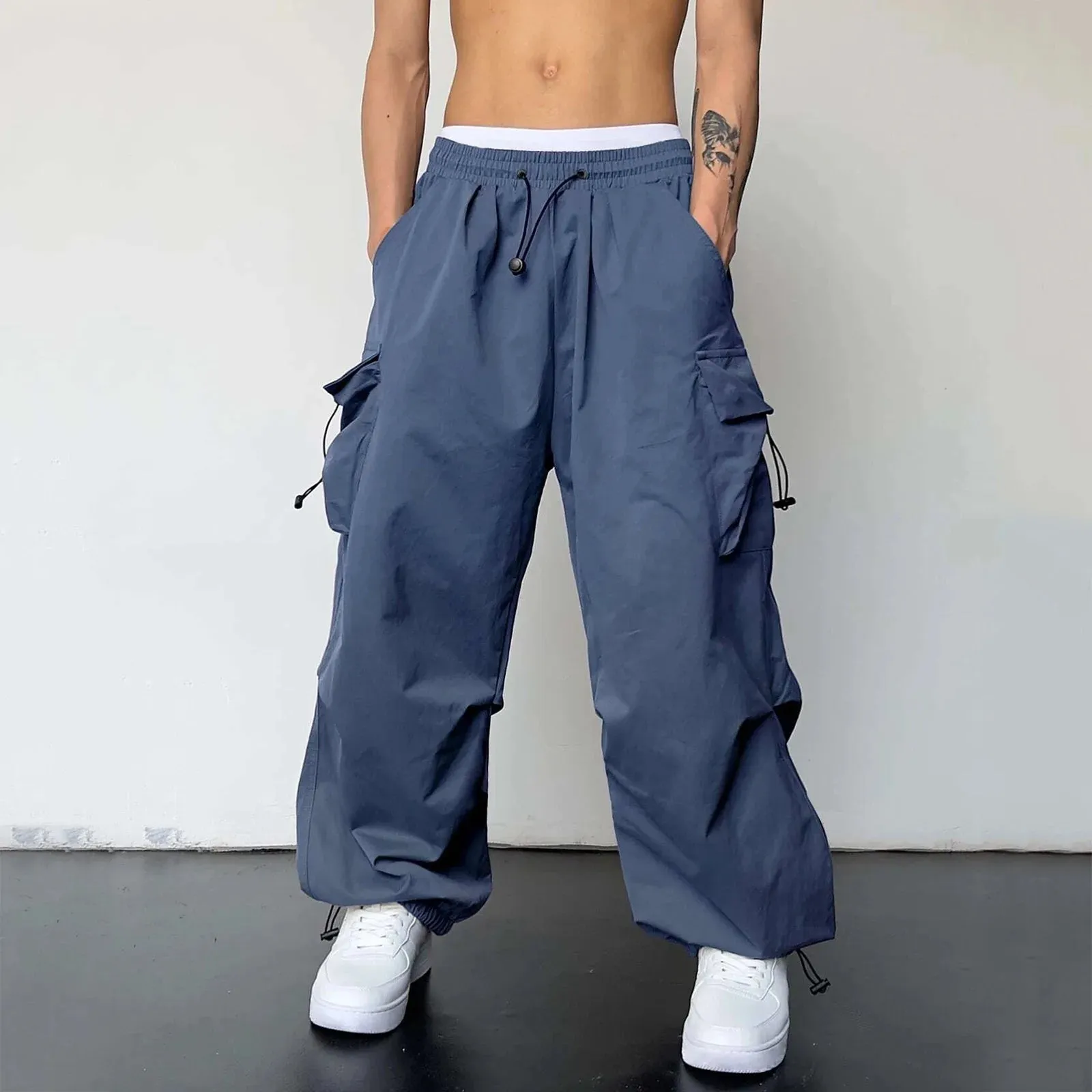 Legend Oversized Cargo Parachute Pants