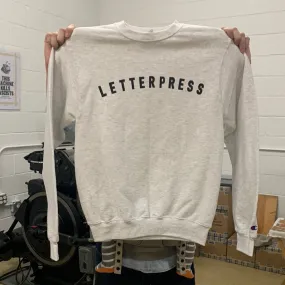 Letterpress Crewneck Sweatshirt