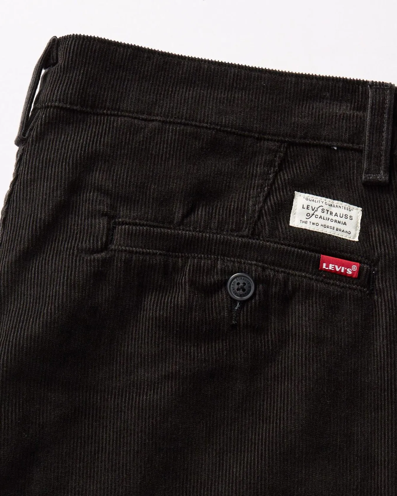 Levi's® XX Chino Standard II Regular Tapered Mens Cords - Meteorite Black