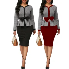 Modest Office Attire with Bow Accents - Culture Heaven Special