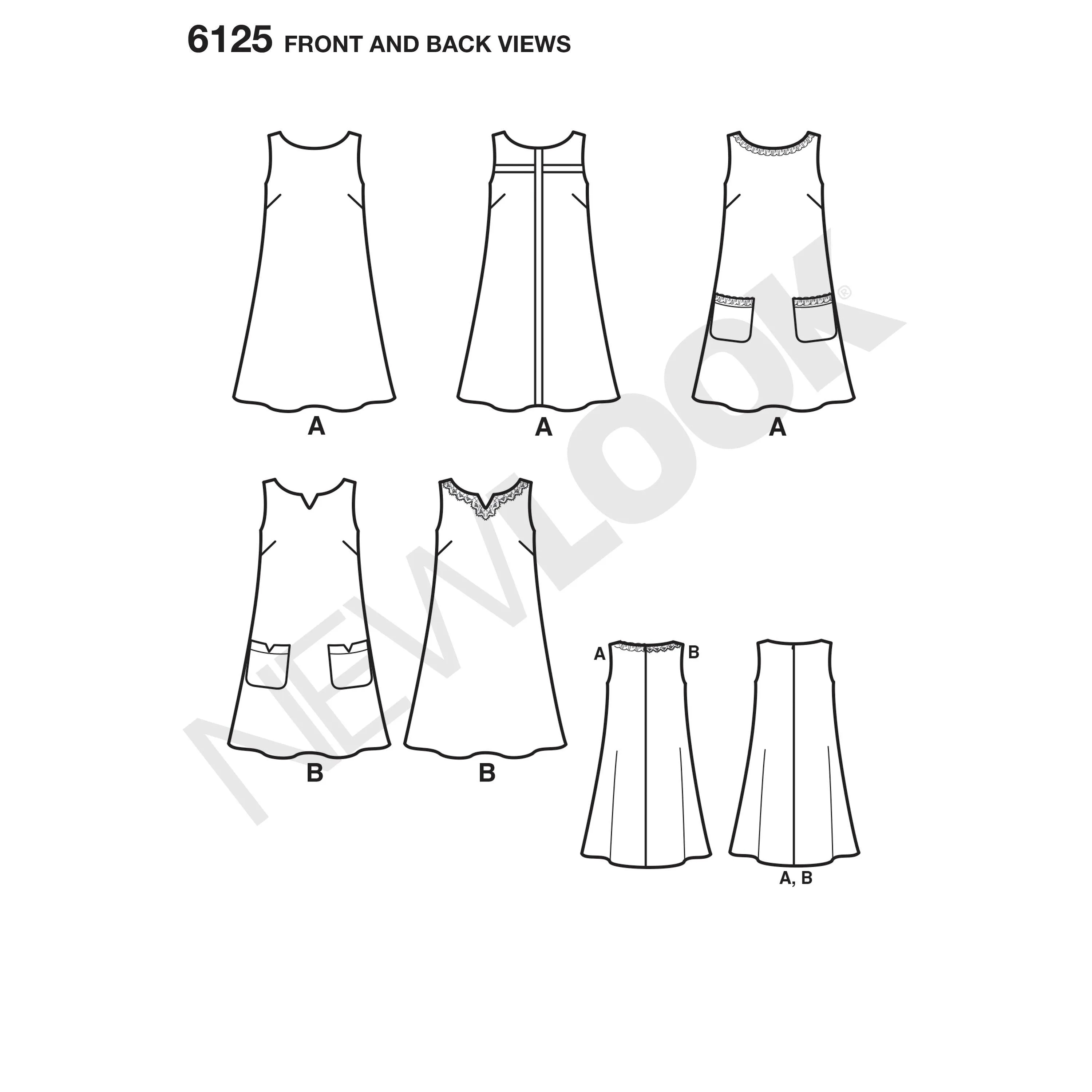 New Look Sewing Pattern 6125