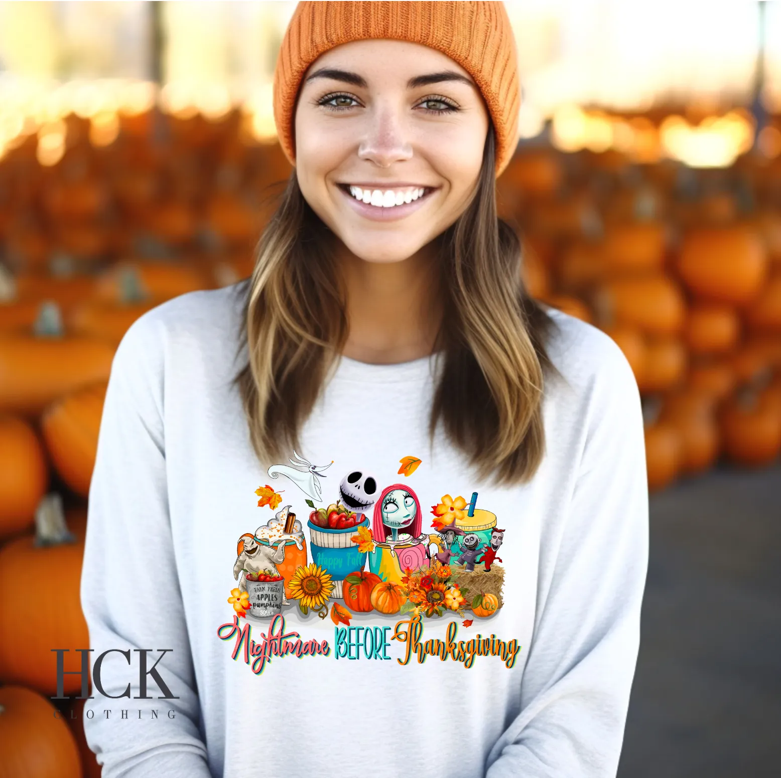 Nightmare Before Thanksgiving Crewneck Sweatshirt- 2 COLORS