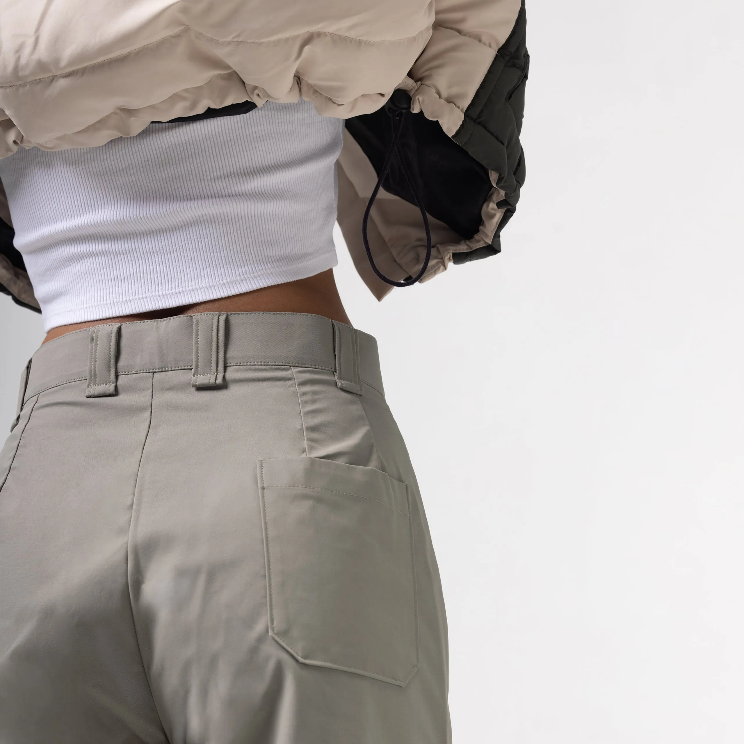 PATCH POCKET PARACHUTE PANTS