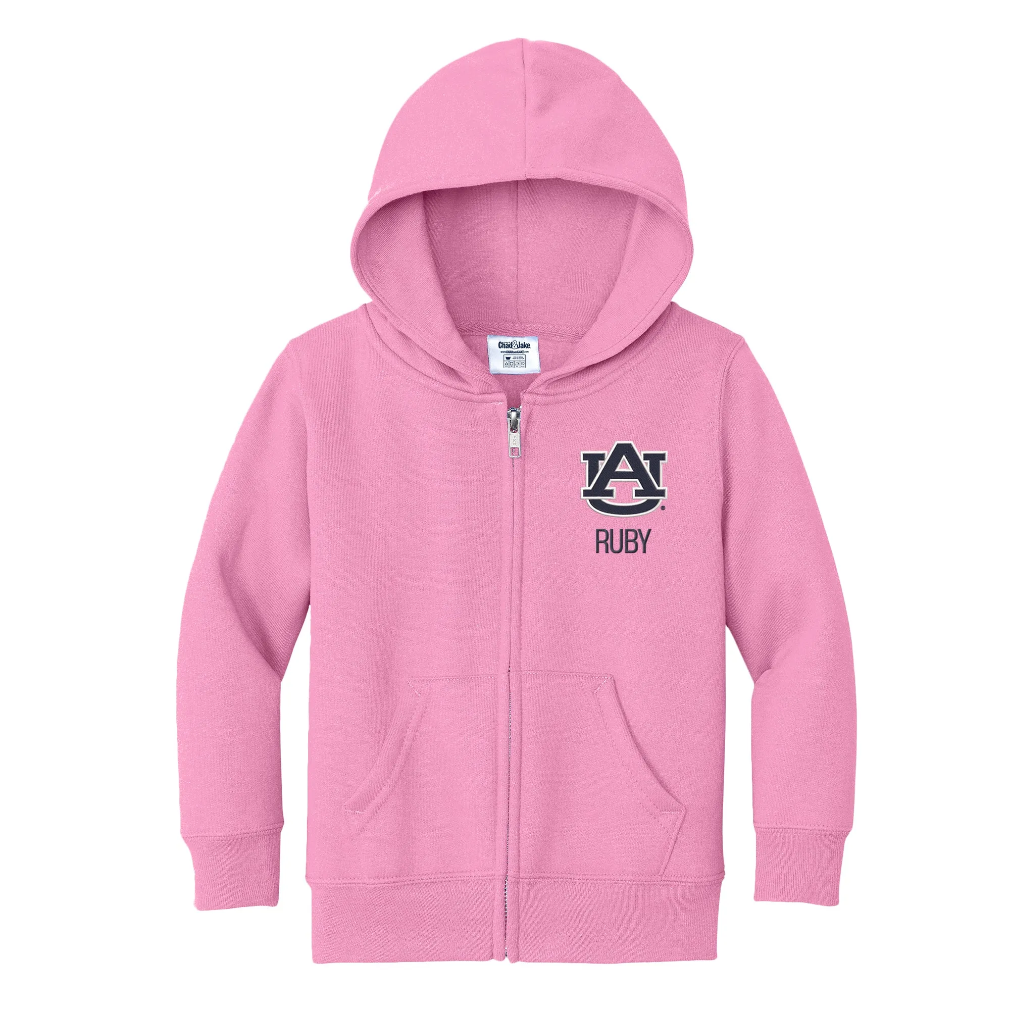 Personalized Auburn Tigers Toddler Full-Zip Sweatshirt