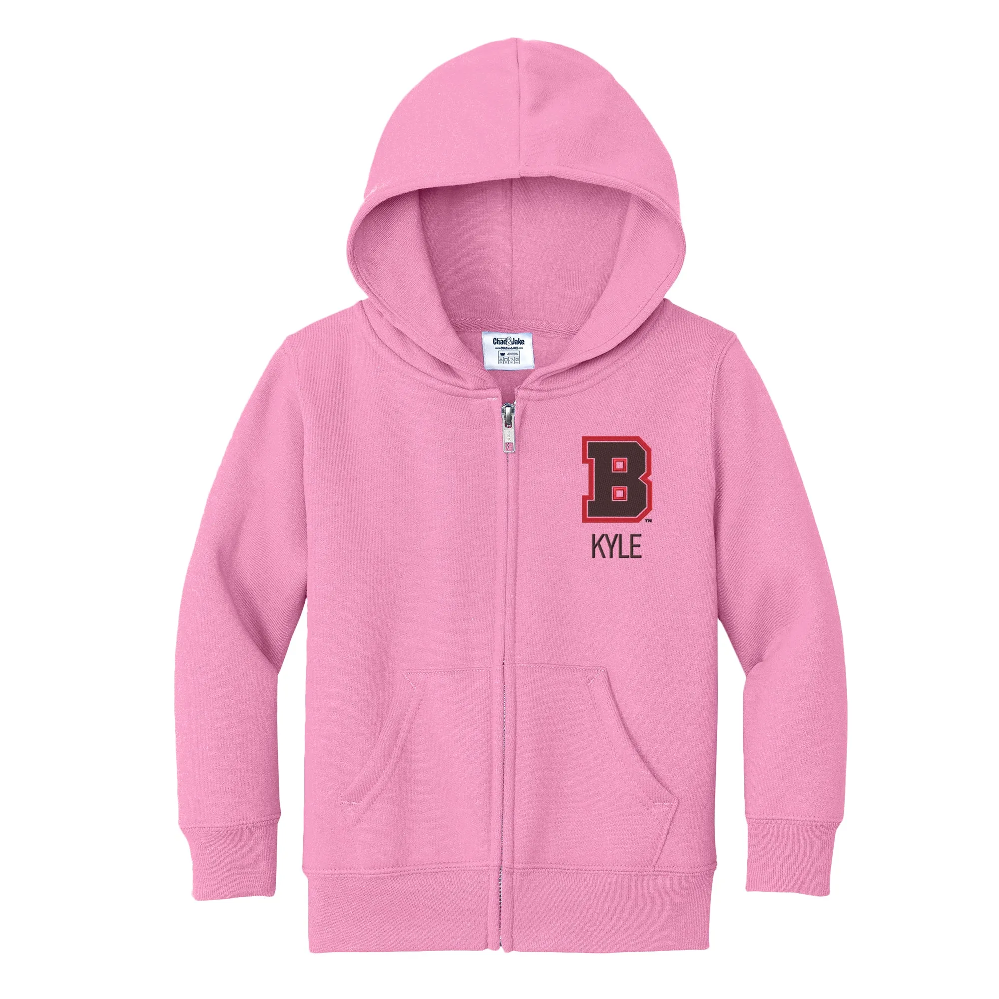 Personalized Brown Bears Toddler Full-Zip Sweatshirt