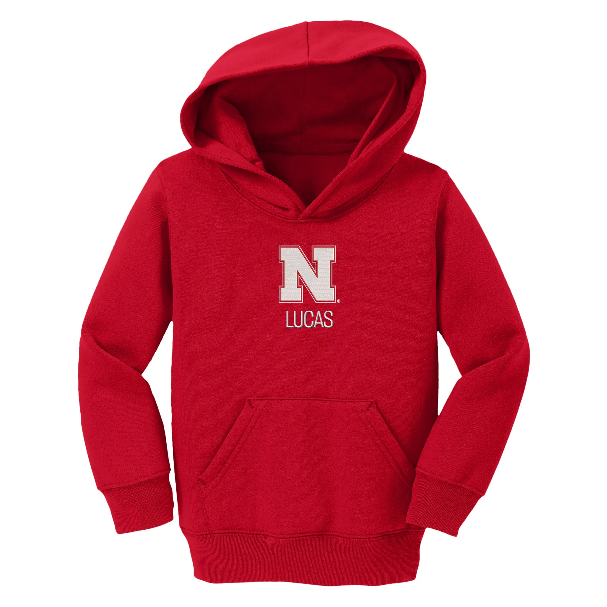 Personalized Nebraska Cornhuskers Toddler Pullover Sweatshirt