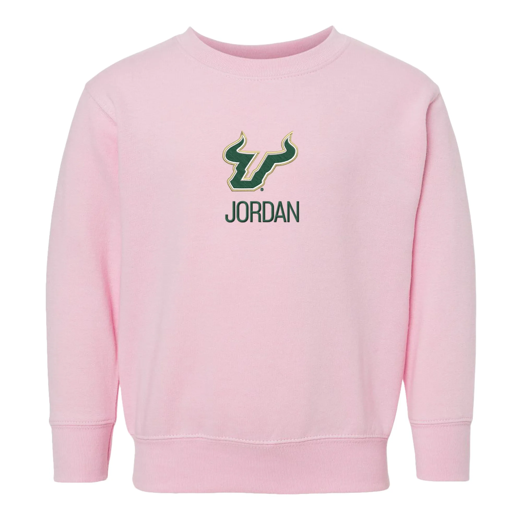 Personalized South Florida Bulls Toddler Crewneck Sweatshirt