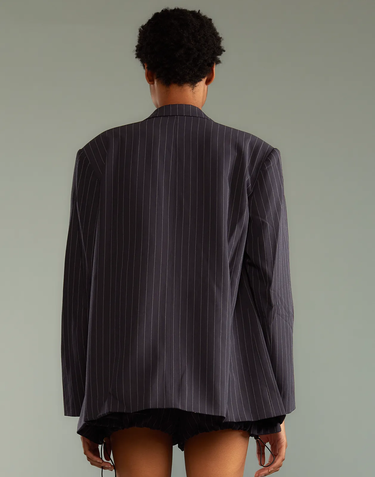 Pinstripe Blazer