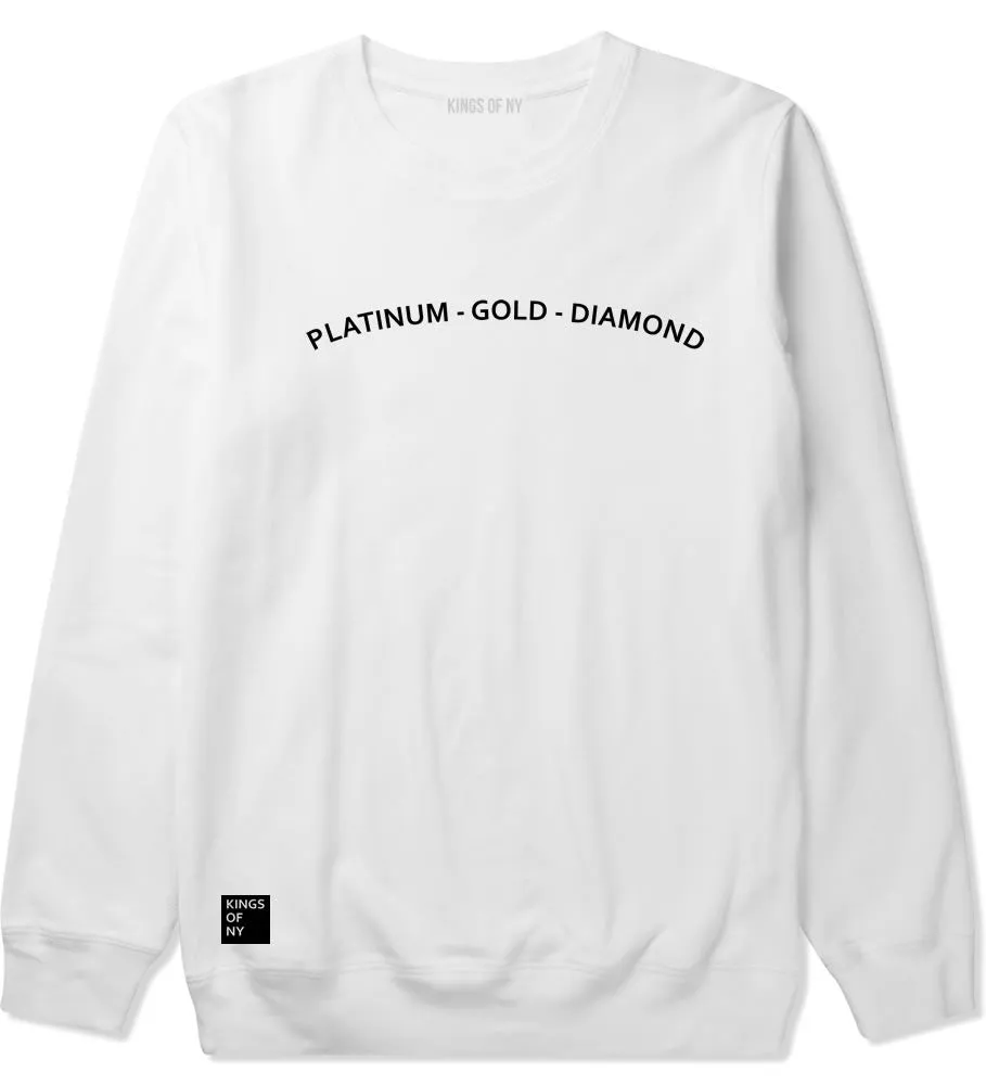 Platinum Gold Diamond Crewneck Sweatshirt