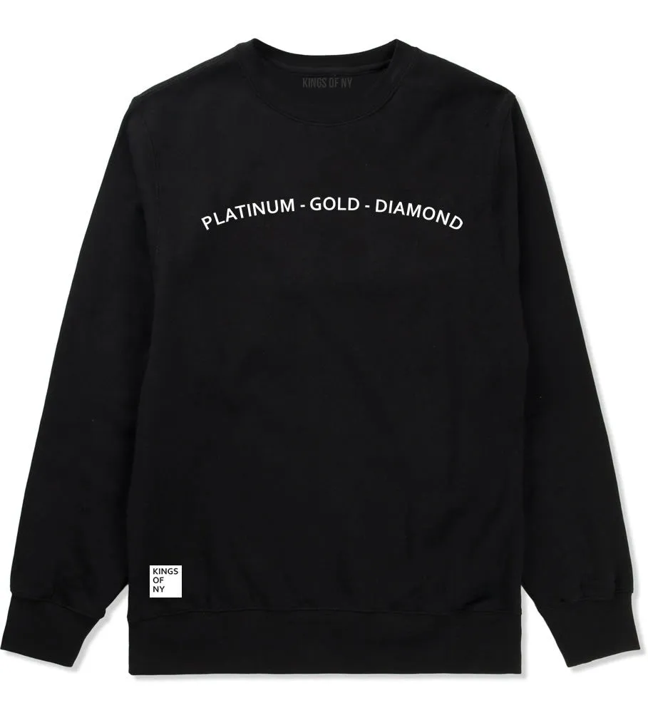 Platinum Gold Diamond Crewneck Sweatshirt